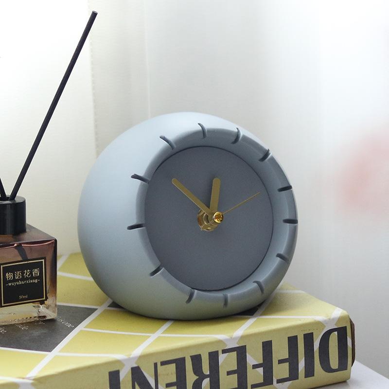 Nordic Model House Home Living Room Table Clock Office Table Decoration Bedroom Entrance TV Counter Clock Clock Accessories