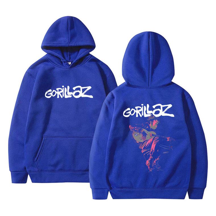 Rock Band Gorillaz The Now Now Album Grafik Hoodie Herren Damen Hip Hop Punk Oversized Kapuzenpullover Sportbekleidung Männlich Vintage Cool Kapuzenpullover