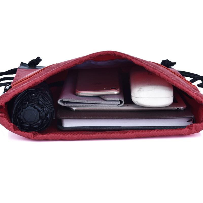 Unisex Oxford Waterproof Drawstring Backpack - Gym & Outdoor Use