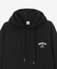 Uni Brushed Terry Oversized Hoodie Black Lxts7103