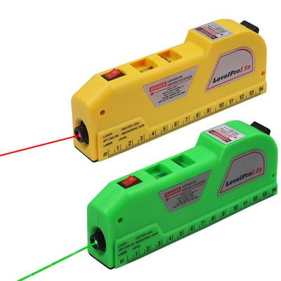 Bandă de măsurare verticală orizontală cu nivel laser multifuncțional Riglă orizontală 4 în 1 Bandă laser cu nivel încrucișat cu laser în infraroșu