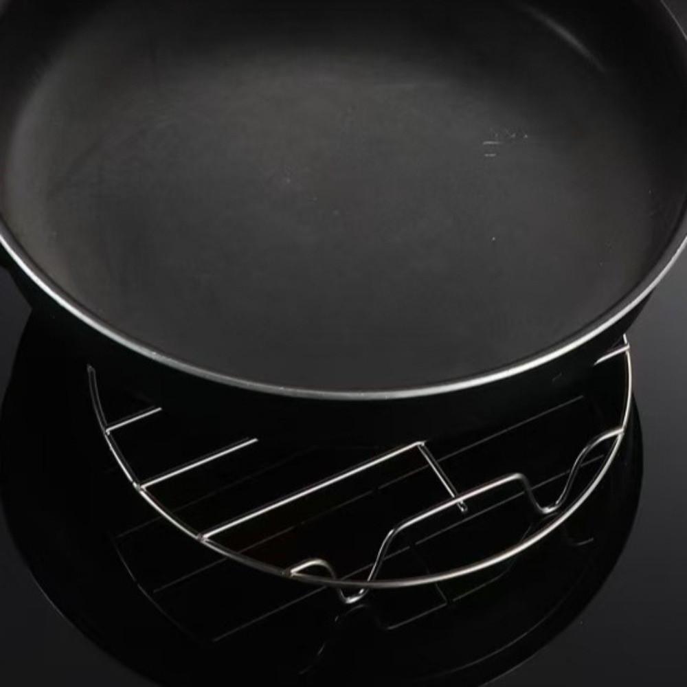 Rust-proof Stainless Steel Steaming Racks Thicken Egg Steaming Tray Food Steamer Shelf  Air Fryer