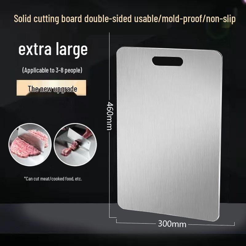 Stainless Steel Double-Sided Anti-Corrosion Anti-Mold Chopping Board