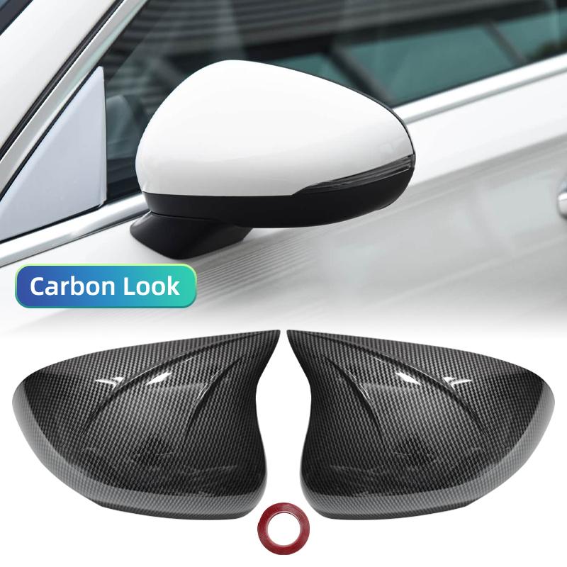 Auto Spiegel Dekoratives Abdeckgehäuse Verkleidung Schale Gehäuse Kohlefaser Für Mercedes Benz A-Klasse A180 2019-2025
