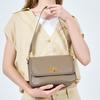 New Leather Women's Bag Retro Simple Temperament Shoulder Bag Versatile Commuter Small Square Bag Women