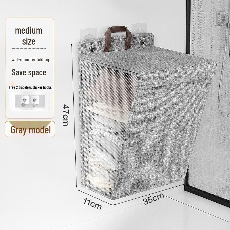 

Portable Large-Capacity Foldable Mesh Laundry Basket for Clothes, Underwear, and Socks