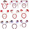 Christmas Hair Clip & Headband Set: Snowman Ornament, Bow, Hat - Perfect Holiday Accessories for Kids