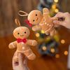 Christmas Gingerbread Man Doll Pendant Cartoon Fun Fun Festival Plush Toy Children and Girls Gift