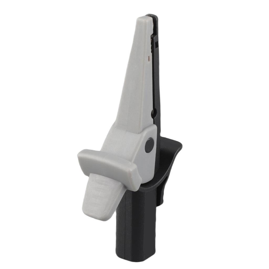 Insulated Test Clamp Safe 20mm Opening Current Test Clip with 4mm Banana Socket for Car Trucks Electrical ProjectsBlack