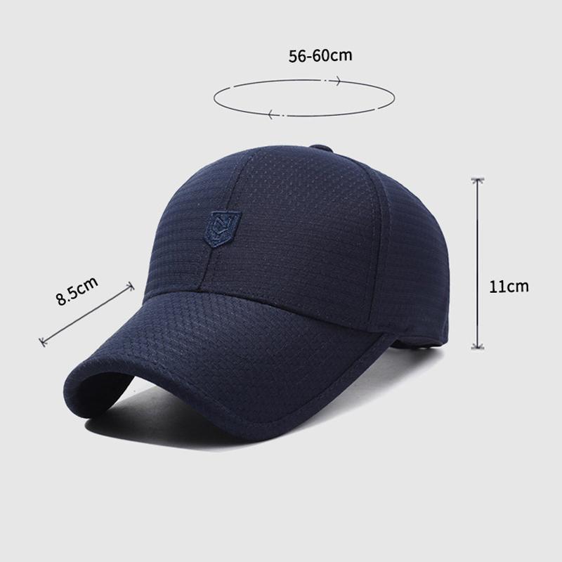 Spring Summer Net Baseball Cap Outdoor Sports Peaked Cap Breathable Sunshade Cap Men's Cap