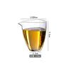 Japanese Style Triangle Shape Glass Fair Cup Tea Pitcher Heat Resistant Chahai Tea Ceremony Tea Mug  Kung Fu Tea Set Accessories
