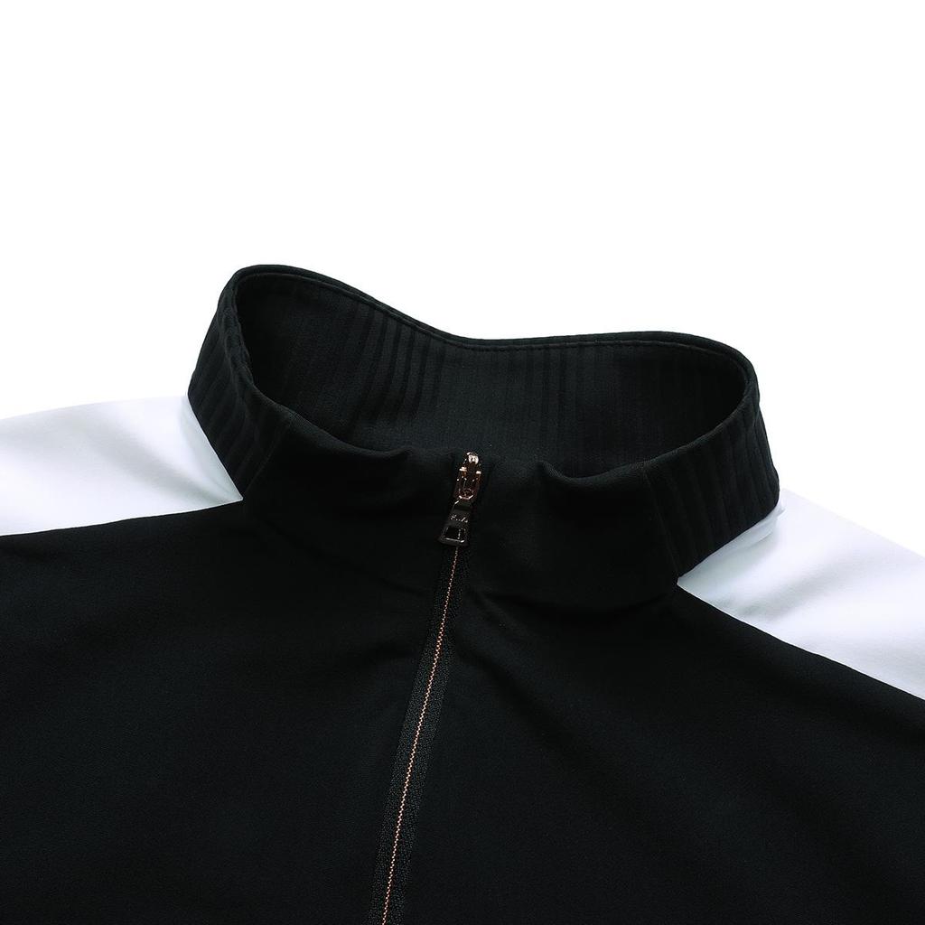 FILA Golf Series Casual Sports Breathable Stretch Skin-Friendly Long Sleeve T-Shirt Women tops Deep-Black A11W145214F-BK