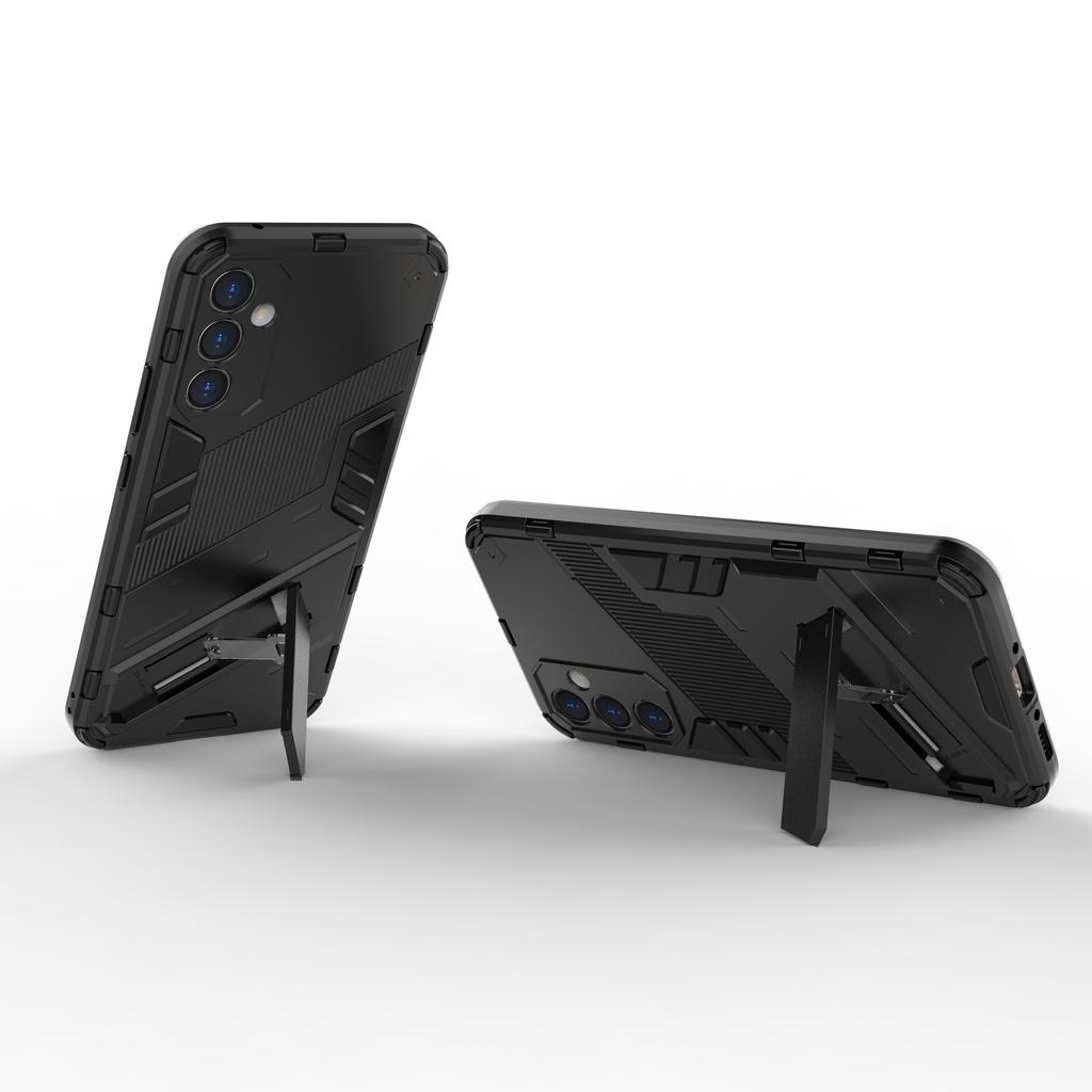 For Samsung Galaxy A34 5G Phone Case,Kickstand Dual-Layer Design Soft TPU Hard PC Phone Back Cover