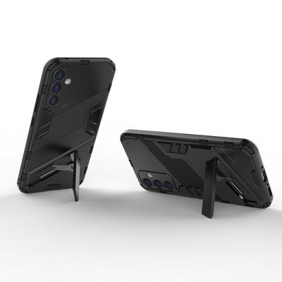For Samsung Galaxy A34 5G Phone Case,Kickstand Dual-Layer Design Soft TPU Hard PC Phone Back Cover