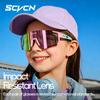 Gafas de Sol Deportivas para Niñas SCVCN Gafas para Senderismo al Aire Libre Niños Ciclismo Fotocromáticas UV400 Gafas de Béisbol para Niños Gafas de Running
