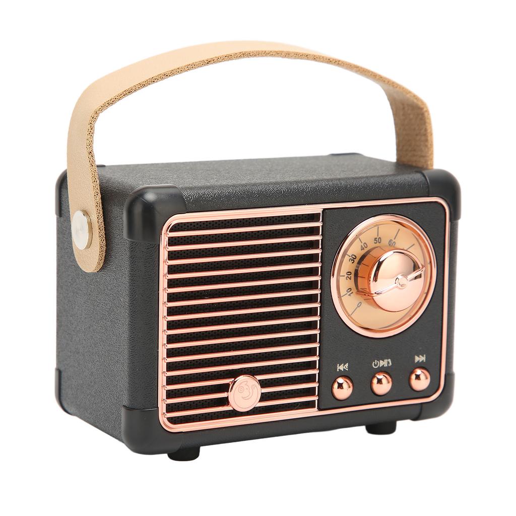 Retro Bluetooth Speaker HiFi Stereo Fast Transmission Low Power Consumption Portable Vintage