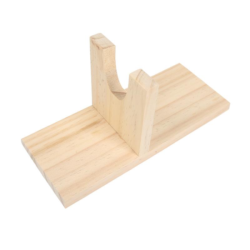 Holz Klebepistolenhalter Ständer Werkzeugaufbewahrung Halterung 20x8cm Bastelzimmer Organizer Basis