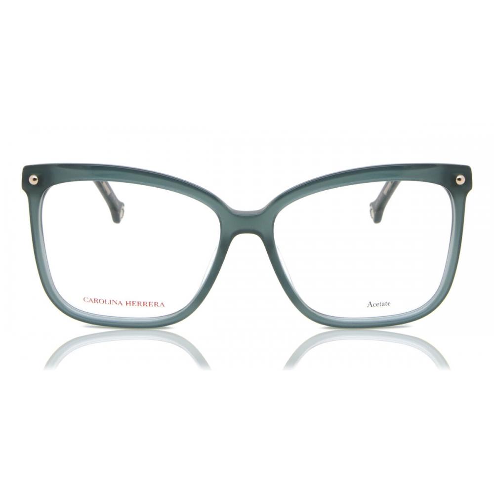 

Carolina Herrera Ch 0012 Zi9 Women Eyeglasses Transparent Green/56