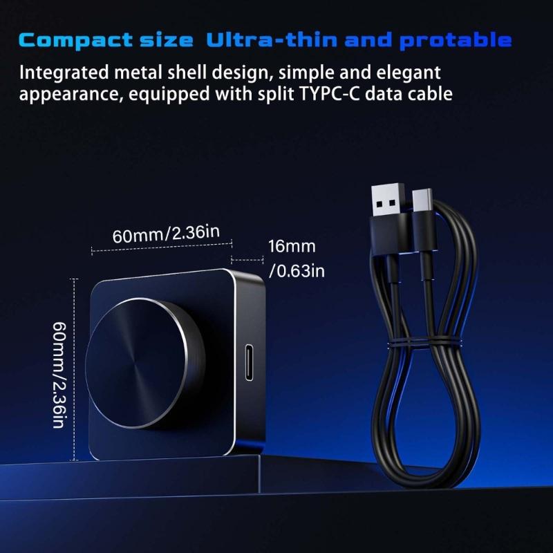 Multifunction Color Illuminating USB Sound Knob Adjustment Quiet Playback Control Wide Compatibility