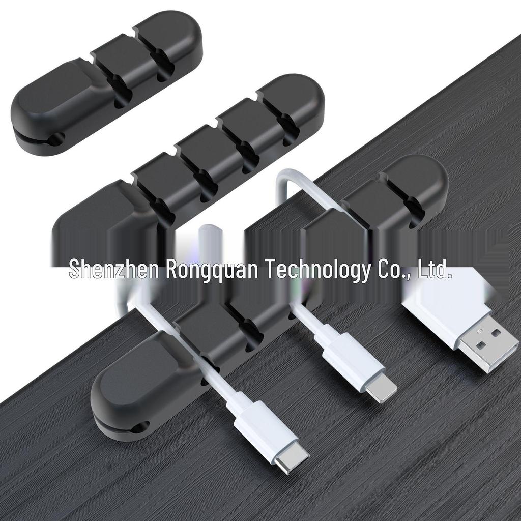 Silikon Cartoon Kabel Organizer - Selbstklebender Desktop Kabelclip Wickler