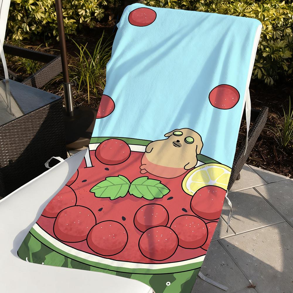 Cartoon N-Nudaeng Dog Towel For Swim Yoga Gym Quick Drying Soft and skin-friendly Beach Towels All-Season
