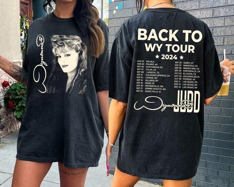 

The Judds Country Concert Shirt Back to Wy world 90s Country Tee 90s Wynonna Unisex T-Shirt XXXXL