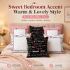 Custom Photo Pillow Case Diy I Love You Print Peach Skin Cushion Cover Valentine Gift For Couple Bedroom Sofa Decor 45X45