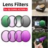 Action Camera MCUV CPL ND 8 16 11 61 Lens Filter For DJI Osmo Action 6 Aluminium Alloy Frame Filter Set Camera Accessories