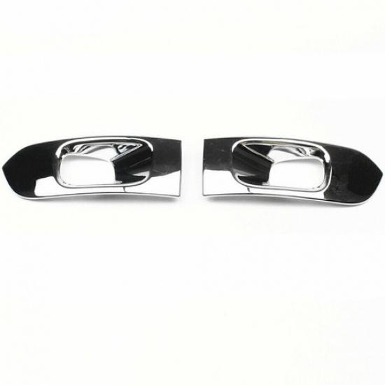 Chrome Front Bumper Fog Light Cover Trim Accessories Fits For Toyota Sienna
