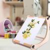 Adjustable Embroidery Hoop Frame With Scroll Function Wooden Embroidery Frame For Stitching Needlework Fabric Crafting