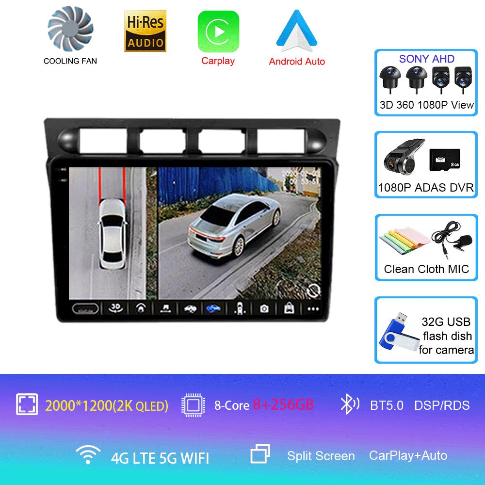 Android 14 For Kia Picanto SA Morning 2004 - 2007 Car Radio Player Stereo Multimedia WIFI BT GPS Navigation Player QLED Screen