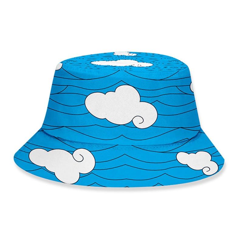 Anime Demon Slayer Cap Cosplay Props Kamado Tanjirou Nezuko Καπέλο εκτύπωσης με κάδο καπέλο Sunhat Γυναικεία Καπέλα Ψαράς Αξεσουάρ Στολή