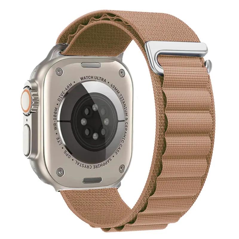 Alpine Loop Strap For Apple Watch Ultra 3 Band 49mm 11 10 9 8 7 46mm 42mm 45mm 41mm Nylon Sport Bracelet iWatch 6 5 SE 44mm Belt