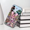 Japan T-Tokidokis Phone Case For Samsung Galaxy A73,A72,A71,A70,A53,A52,A51,Soft Silicone Black Cover