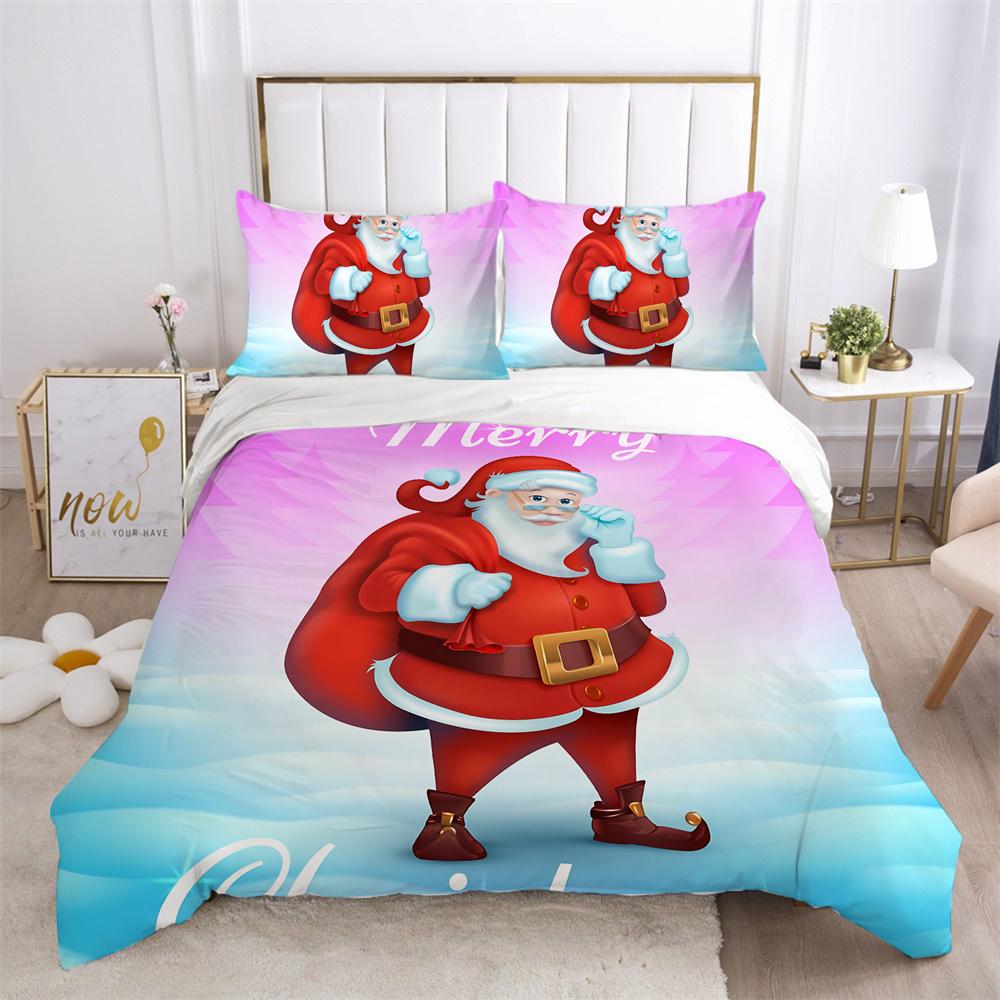 Duvet Cover Merry Christmas Home Bedspreads King Size Comforter Cover Lovely Bedding Suits Children Bedding Sets