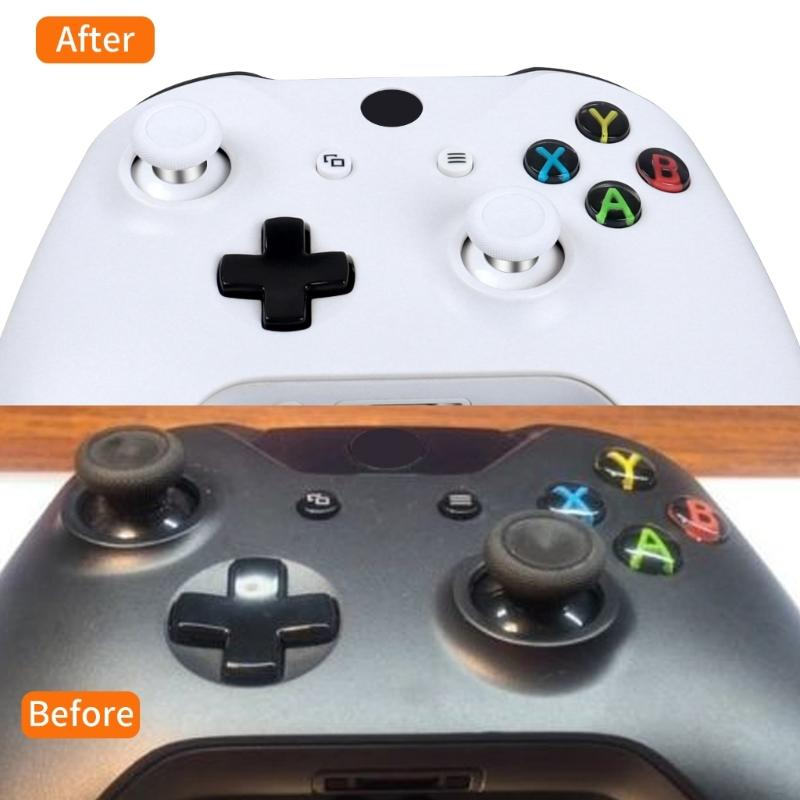 Replacement Thumb Sticks Joystick Analog Thumbstick Grip for Game Controller Thumb Grip with Prying Tool Screwdriver