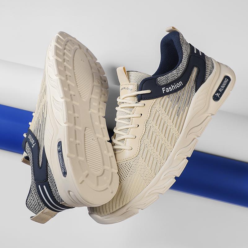 Men's shoes spring and autumn new trend fashion all-match sports shoes casual flying weaving all-match trendy shoes