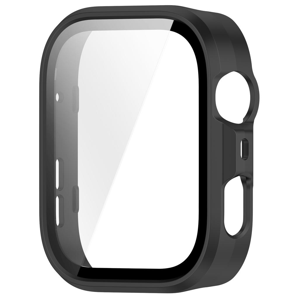 Étui en verre protecteur complet pour Huawei Watch Fit 4 Pro Montre connectée Protecteur d'écran Étui Coque Rigide & Film en verre trempé 2 en 1