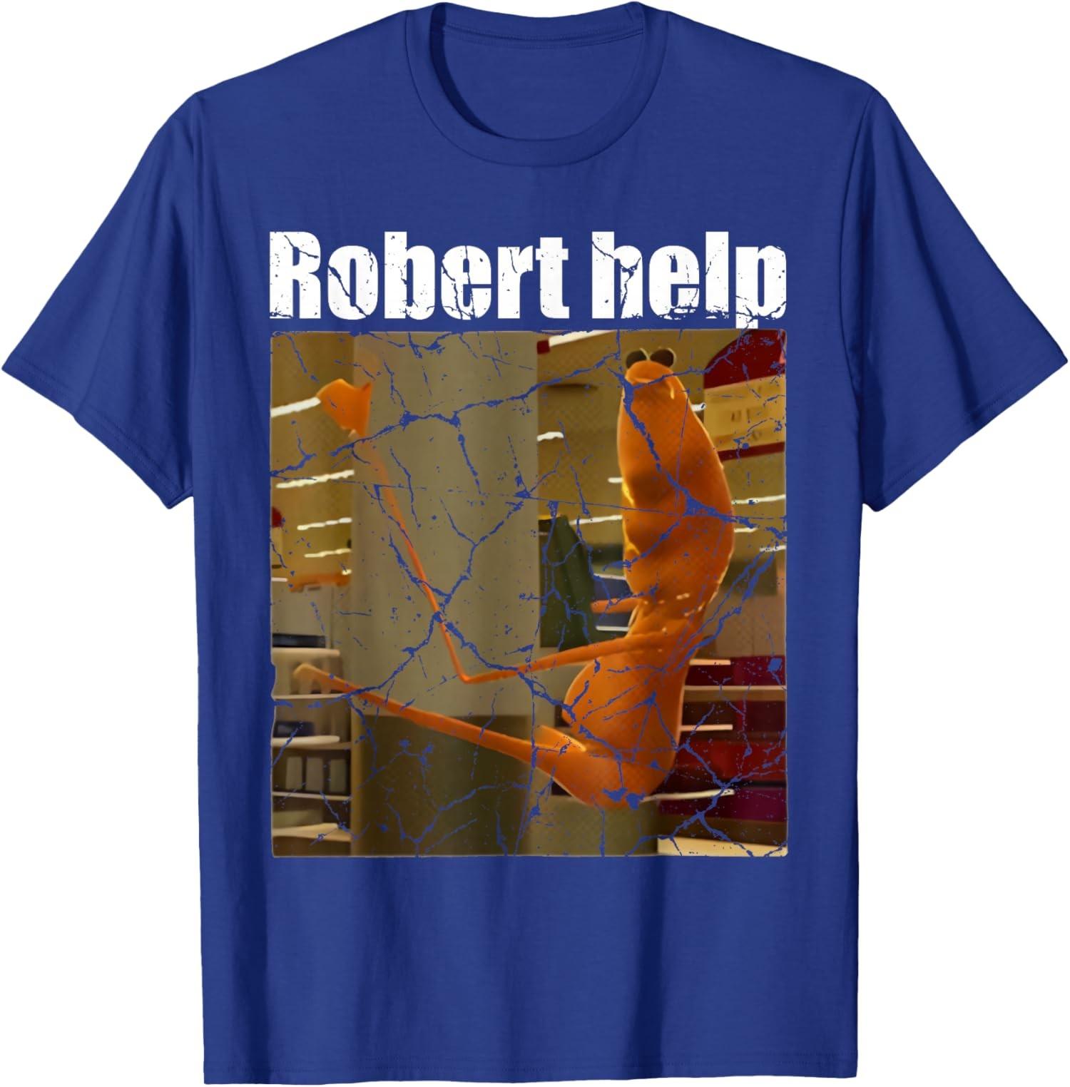 Marcus le ver Robert aide dr?le Meme T-Shirt unisexe S