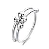 Girl Rotate Jewlery Fidget Beads Rings Fidget Spinner Toys Anxiety Ring Toy Antistress Anxiety Ring