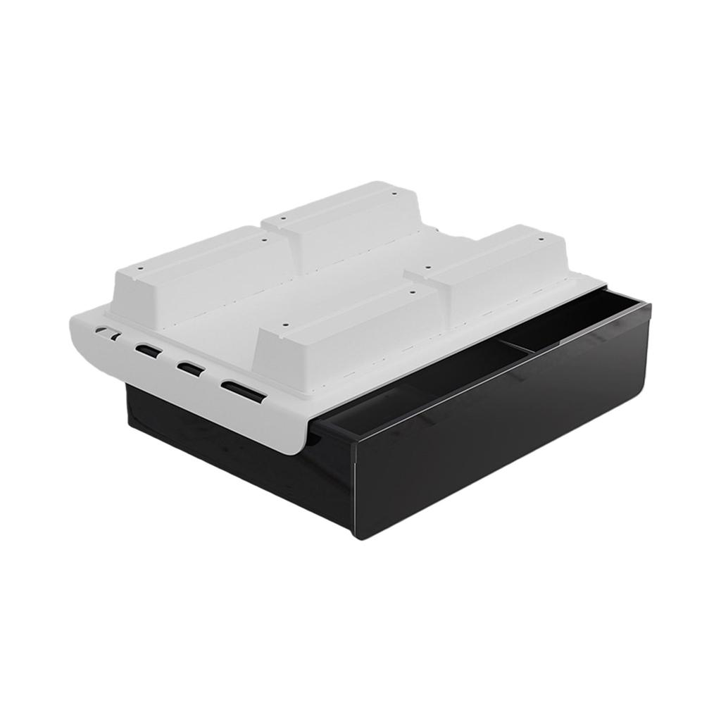 Easy Install Under Table Storage Drawer Expandable Capacity Office Supplies Organizer Plastic Space Optimization Tool