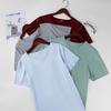 IJszijde Naadloos Slim Fit Heren T-shirt met Korte Mouwen voor de Zomer