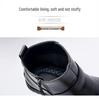 British Style Men's Pointed Toe Zipper Leather Boots - Formal/Casual, High Top, Ankle, Plus Size Available