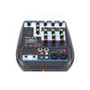 F4‑MB Portable Mini Mixer 4 Channel DJ Audio Mixer Sound Board Console for PC Recording Singing Webcast Party