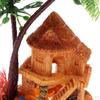 Decorativo Coqueiro Peixe Esconderijo Tanque Aquário DIY Ornamentos Decoração
