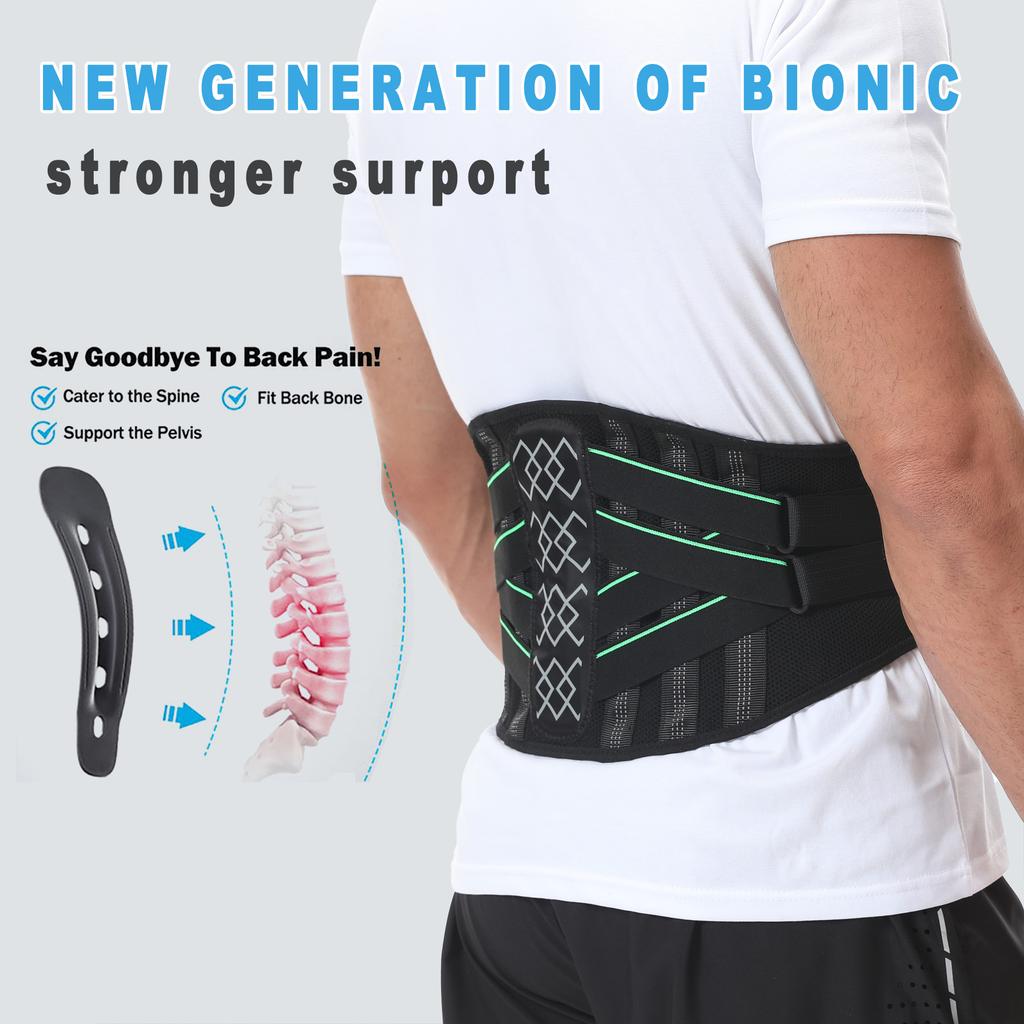 Sport Lumbar Support, Breathable Waist Brace Support Strap With Adjustable And Soft Pad For Running,Fitness, Workouts