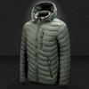 Coat Waterproof Detachable Hat Long Sleeve Stand Collar Warm Winter Jacket for Daily Wear