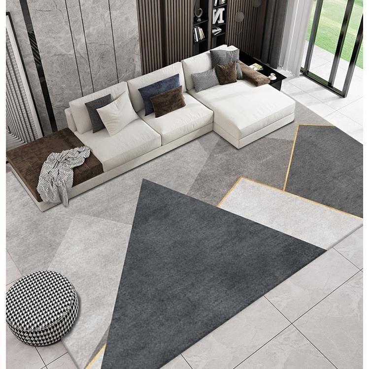 

Geometric Pattern, Durable and Soft Large Area Mat for Bedroom Living Room Indoor/Outdoor Decorative Floor Mat In Various Sizes 100*160CM