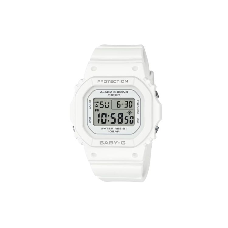 Casio Baby-G Waterproof 100m Quartz Movement Resin Strap Watch Unisex watches Gray BGD-565U-7JF