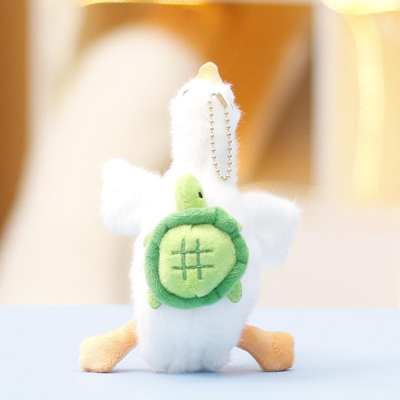 Plush Adorable Toy Swan Keychain Cute Stuffed Doll Accessory For Girl Gift Bag